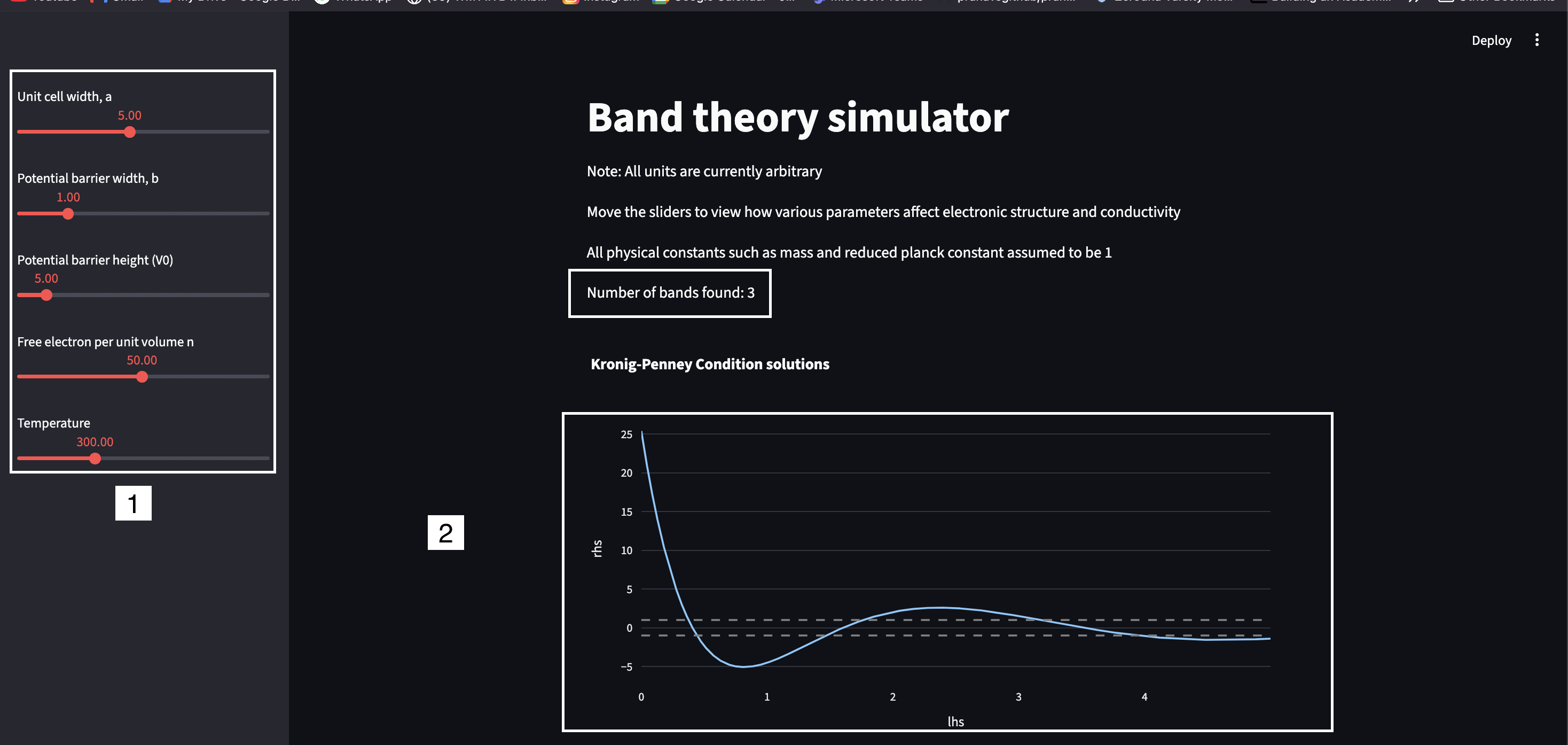 Interactive Materials Physics Simulator